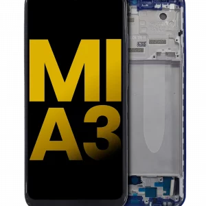 OLED Assembly With Frame For Xiaomi Mi A3 (Refurbished) (Blue)