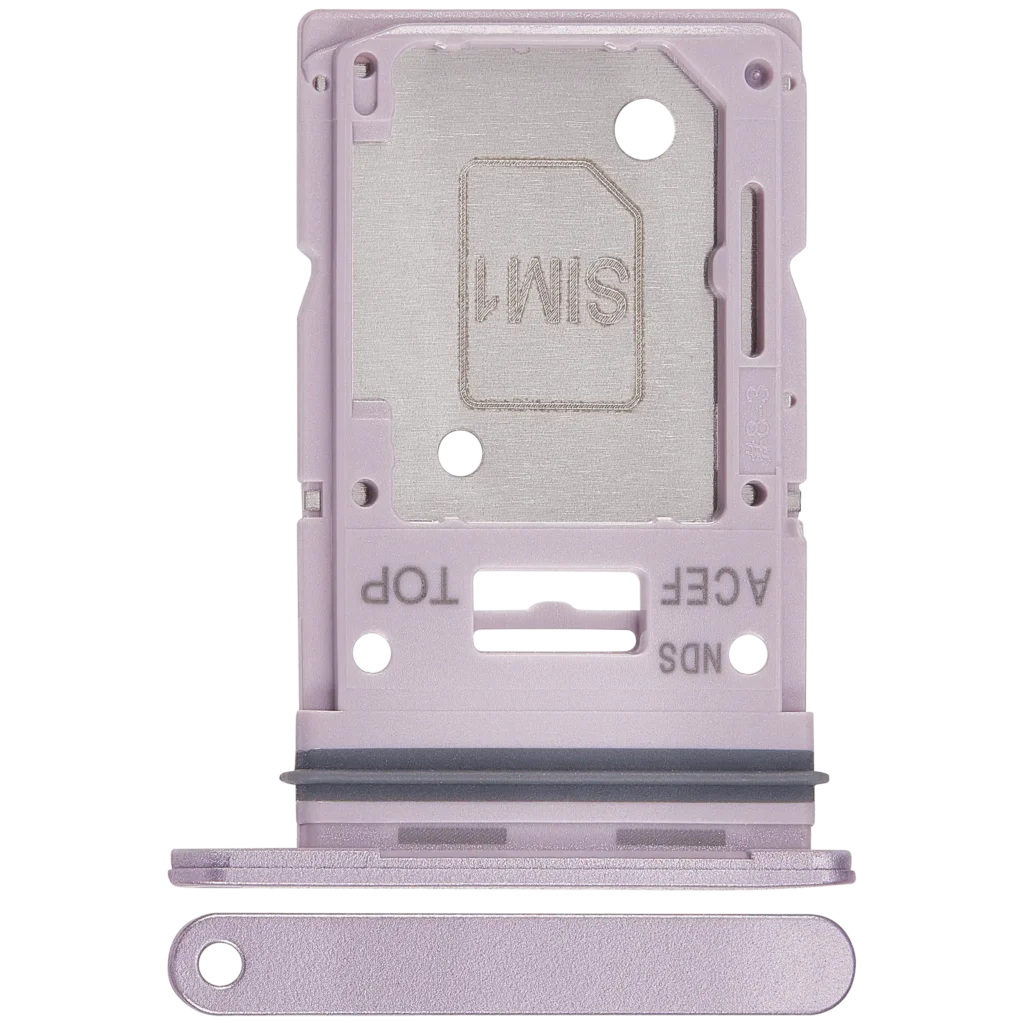 Dual Sim Card Tray For Samsung Galaxy A35 (A356 / 2024) (Premium) (Lilac)