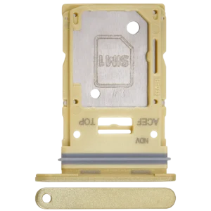 Dual Sim Card Tray For Samsung Galaxy A35 (A356 / 2024) (Premium) (Lemon)