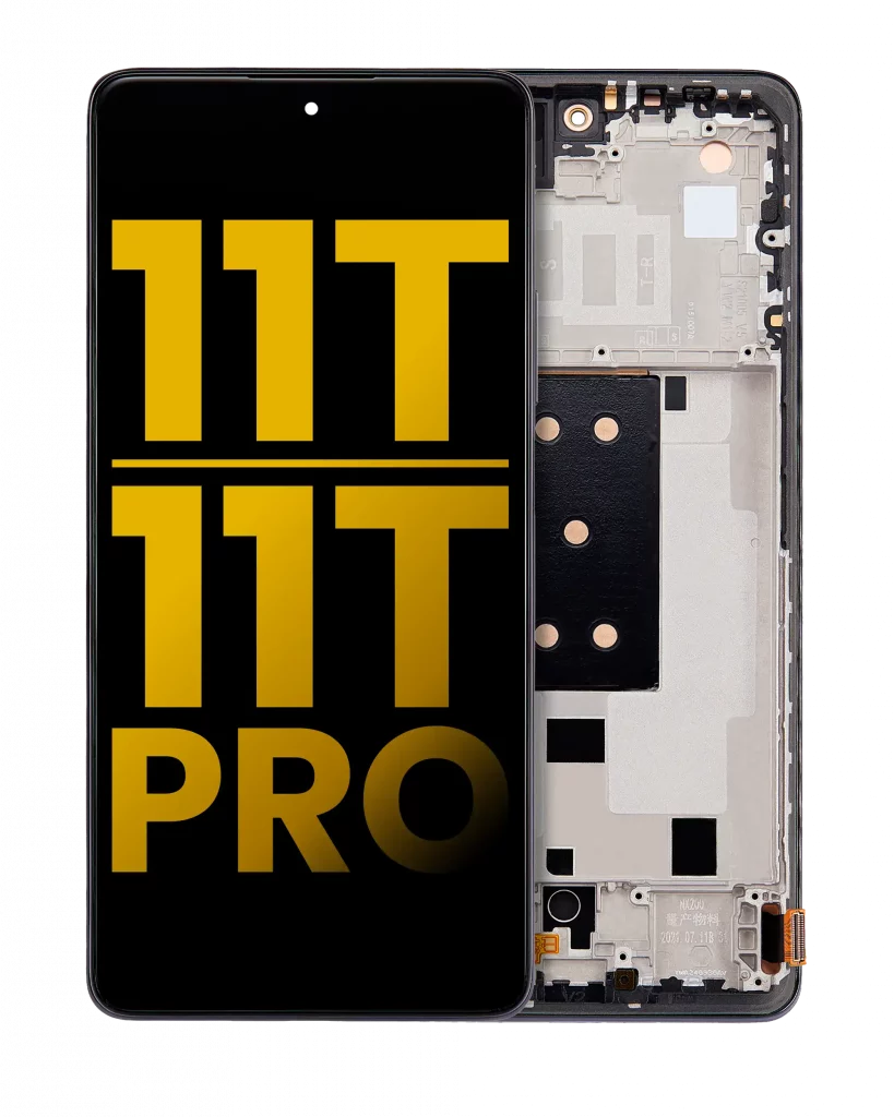 OLED Assembly With Frame For Xiaomi 11T / 11T Pro (Refurbished) (Meteorite Gray)