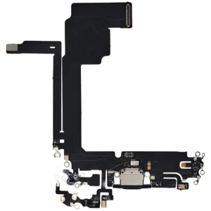 Charging Port Flex Cable For iPhone 15 Pro Max (Aftermarket Plus) (Blue Titanium)
