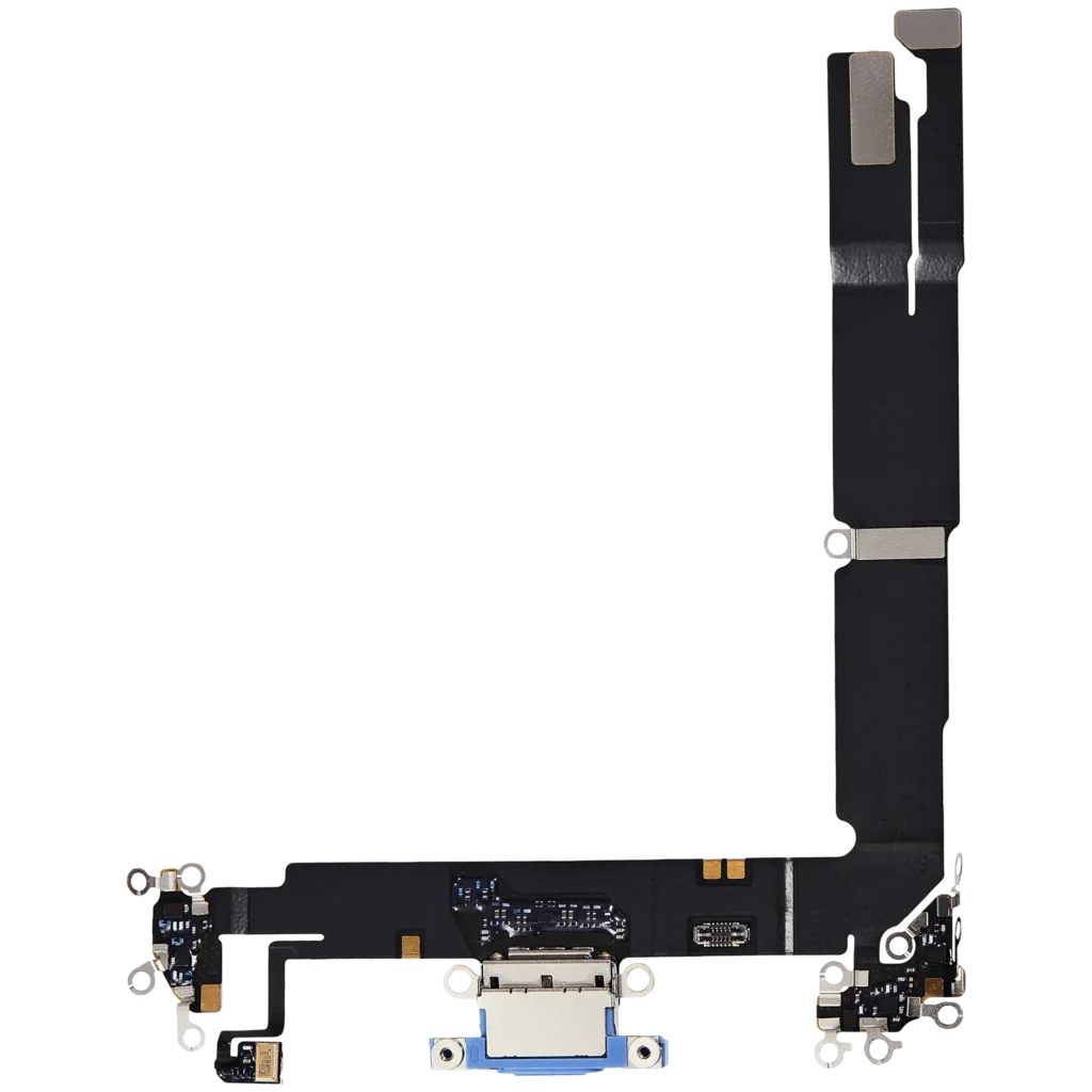 Charging Port Flex Cable For iPhone 16 Plus (Premium) (Ultramarine)