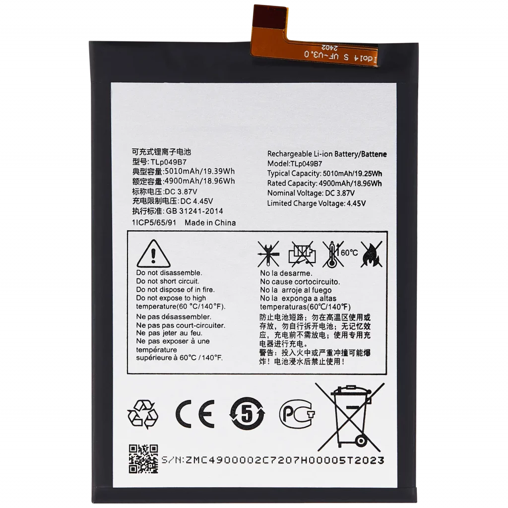 Replacement Battery For TCL 30 / 30 5G / 30 Plus / 40 SE (TLP049B7)