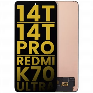 OLED Assembly Without Frame For Xiaomi 14T / 14T Pro / Redmi K70 Ultra (Refurbished) (All Colors)