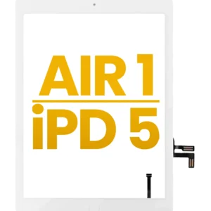 Digitizer For iPad Air 1 / iPad 5 (2017) (Home Button Pre-Installed For iPad Air 1) (Premium) (White)