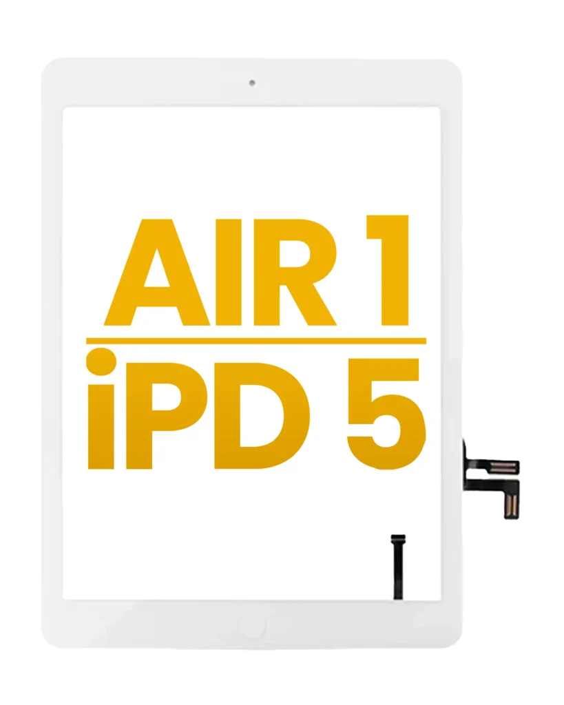 Digitizer For iPad Air 1 / iPad 5 (2017) (Home Button Pre-Installed For iPad Air 1) (Premium) (White)