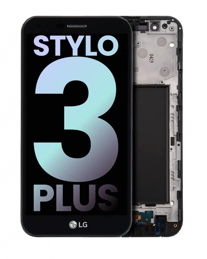 LCD Assembly With Frame For LG Stylo 3 Plus (TP450 / MP450 / M470) (Genuine OEM) (Black)