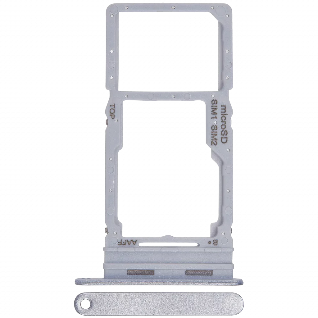 Dual Sim Card Tray For Samsung Galaxy A16 5G (A166 / 2024) (Premium) (Light Gray)