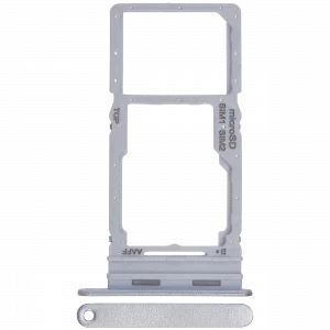 Dual Sim Card Tray For Samsung Galaxy A16 5G (A166 / 2024) (Premium) (Light Gray)