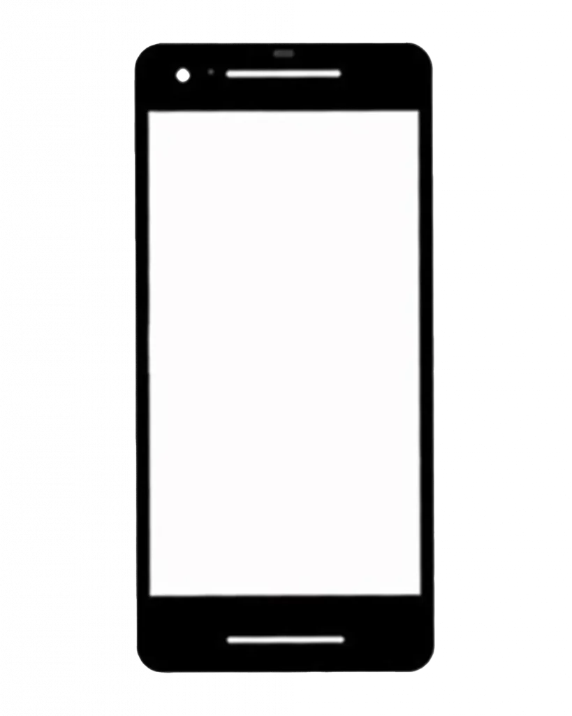 Front Glass For Google Pixel 2 (Black)