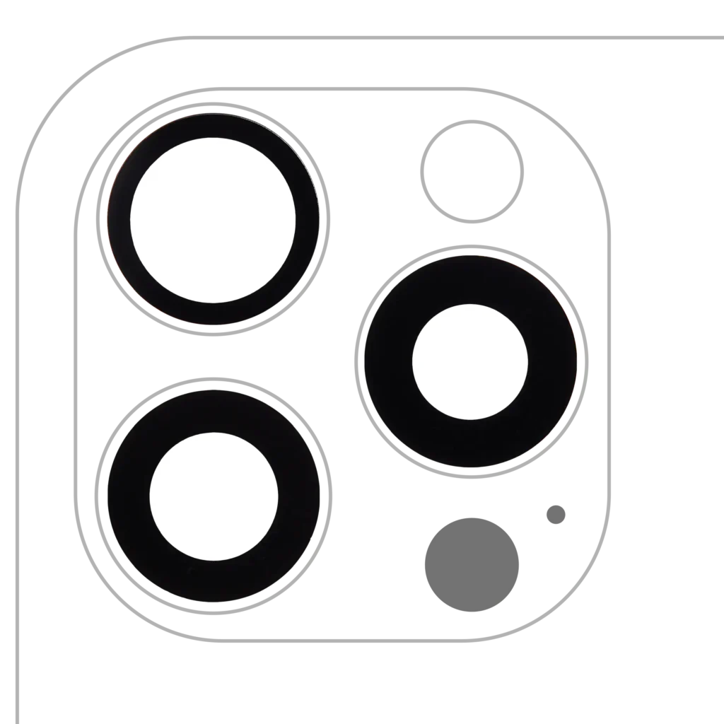 Back Camera Lens (Glass Only) With Adhesive For iPhone 16 Pro / 16 Pro Max (3 Piece Set) (Aftermarket Plus) (10 Pack)