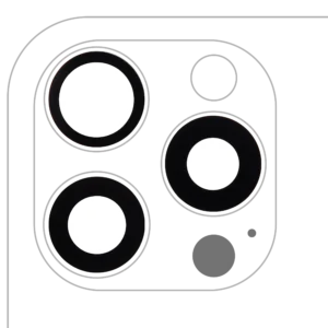 Back Camera Lens (Glass Only) With Adhesive For iPhone 16 Pro / 16 Pro Max (3 Piece Set) (Aftermarket Plus) (10 Pack)