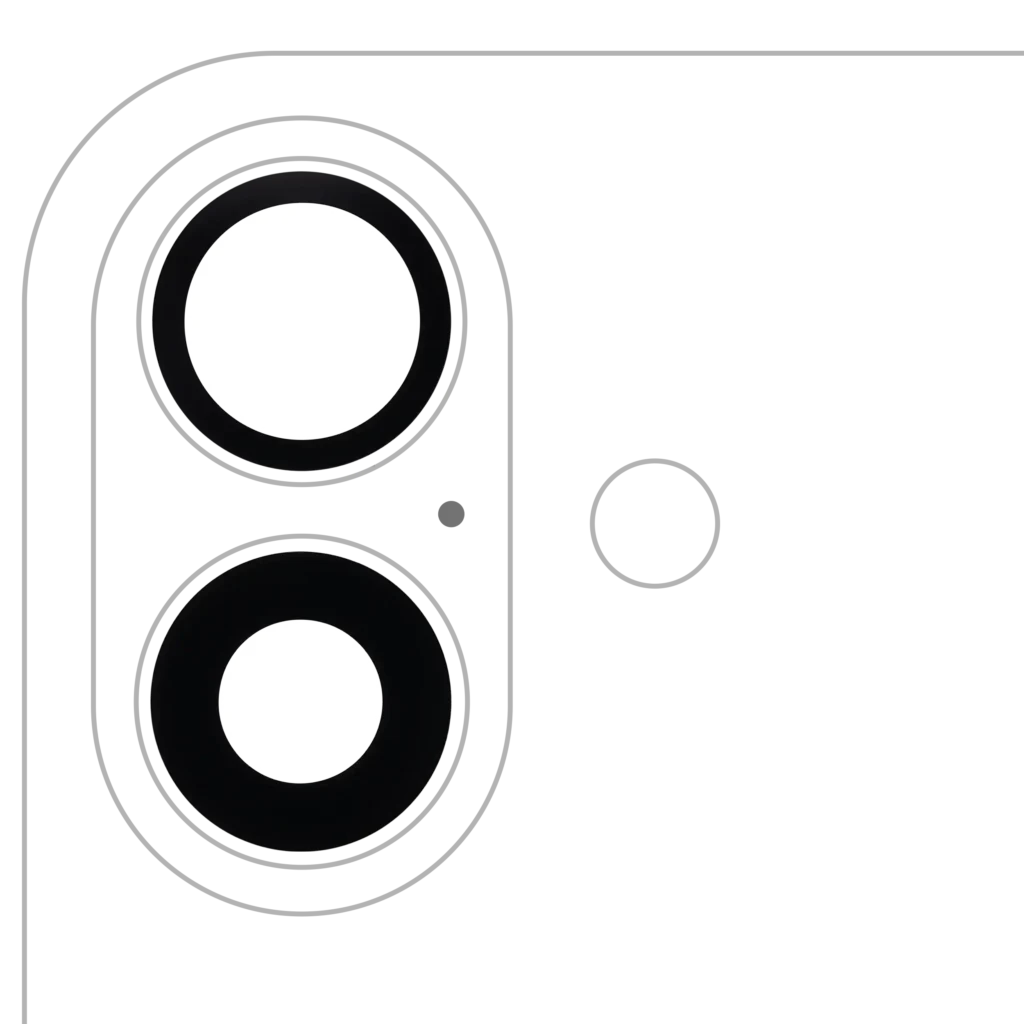 Back Camera Lens (Glass Only) With Adhesive For iPhone 16 / 16 Plus (2 Piece Set) (Real Sapphire) (Premium) (10 Pack)