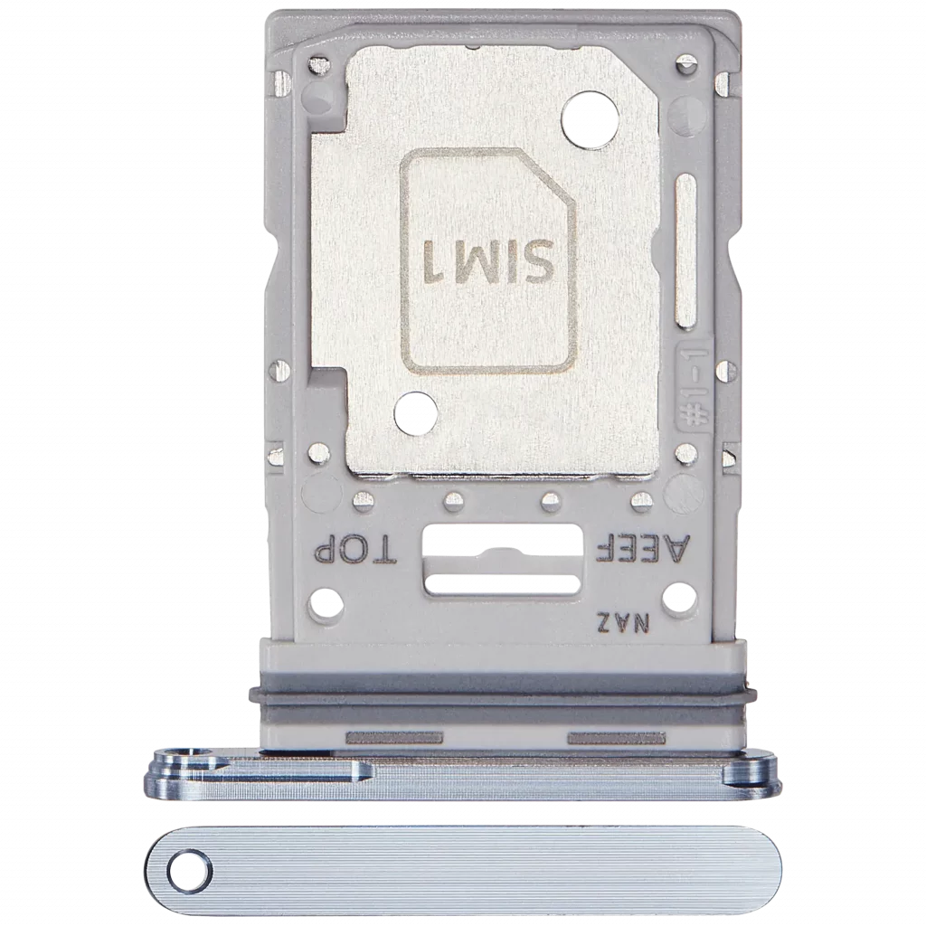 Dual Sim Card Tray For Samsung Galaxy A55 5G (A556 / 2024) (Premium) (Iceblue)