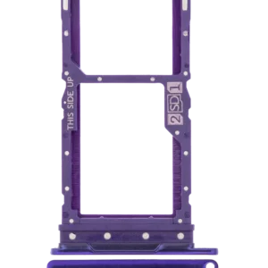 Dual Sim Card Tray For Motorola Moto G9 Power (XT2091 / 2020) (Electric Violet)