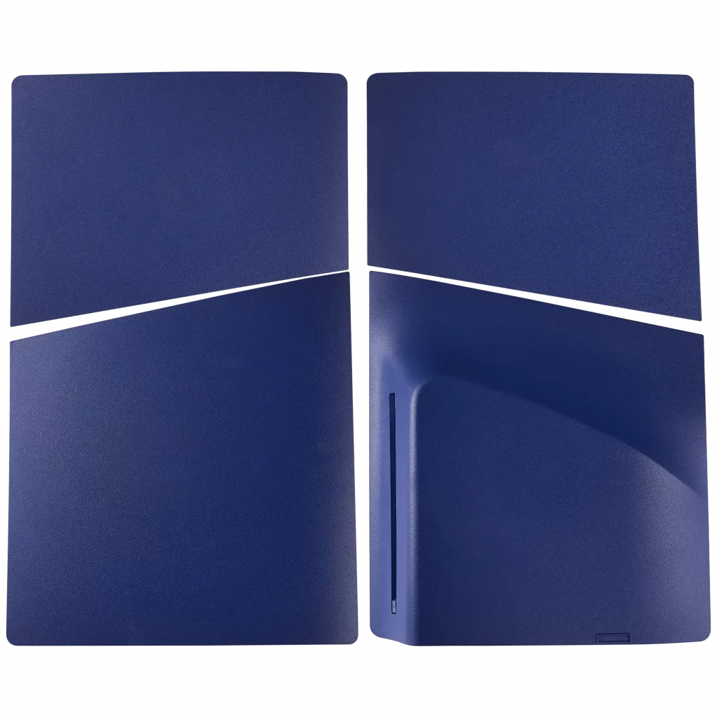 Faceplate Cover (Top & Bottom) For Sony PlayStation 5 Slim Disc Edition (Deep Purple Blue)