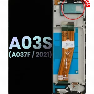 LCD Assembly With Frame For Samsung Galaxy A03s (A037F / 2021) (Dual Sim) (Type C Frame) (Service Pack) (All Colors)