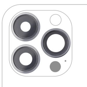 Back Camera Lens With Bracket & Bezel For iPhone 13 Pro / 13 Pro Max (Aftermarket Plus) (Graphite)