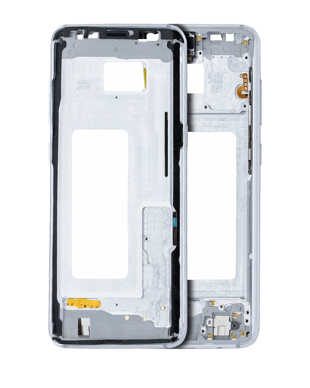 Mid-Frame Housing For Samsung Galaxy S8 (With Small Parts) (Arctic Silver)