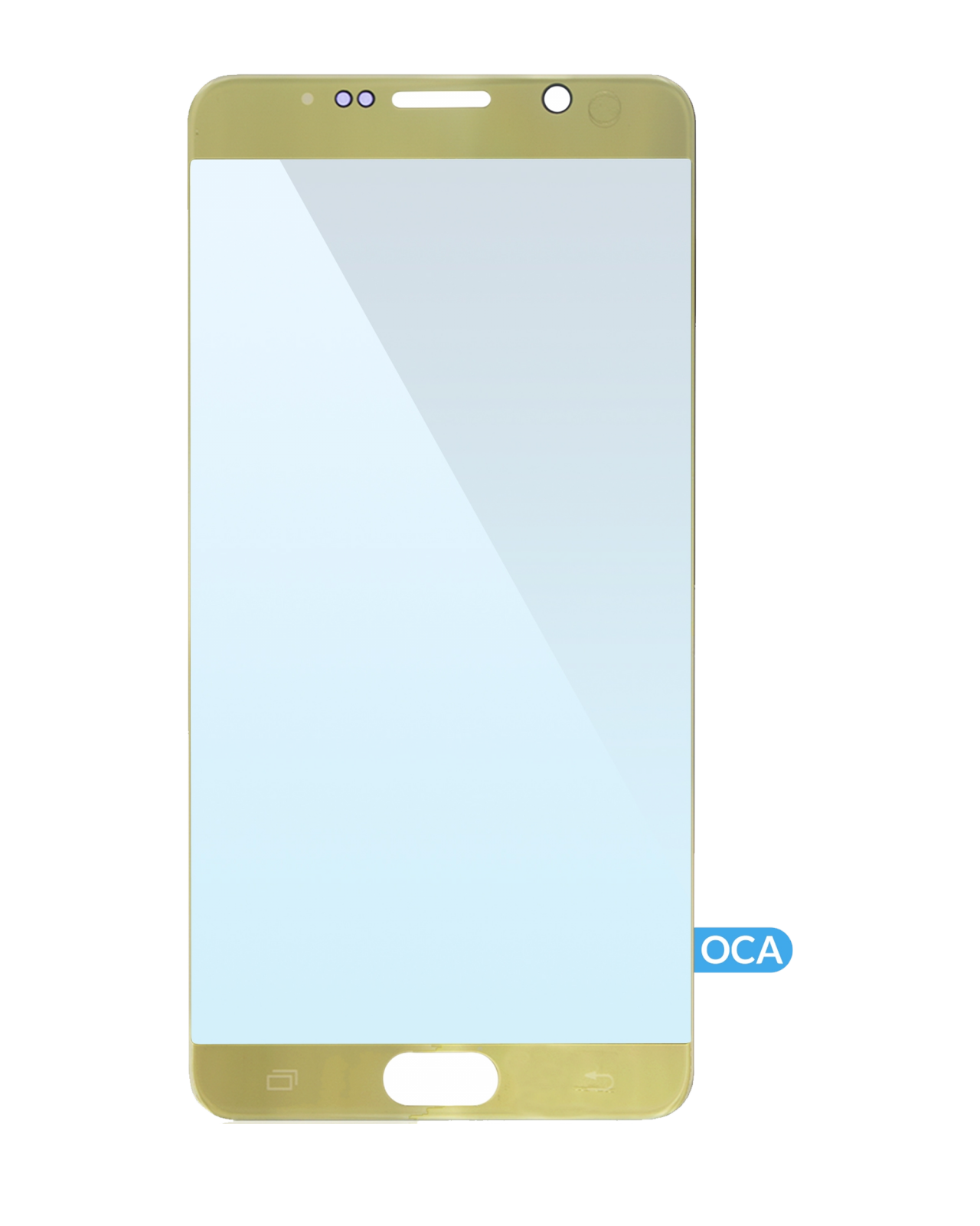 Front Glass With OCA Pre-Installed For Samsung Galaxy Note 5 (Gold)