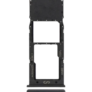 Single Sim Card Tray For Samsung Galaxy A12 (A125 / 2020) (Black)