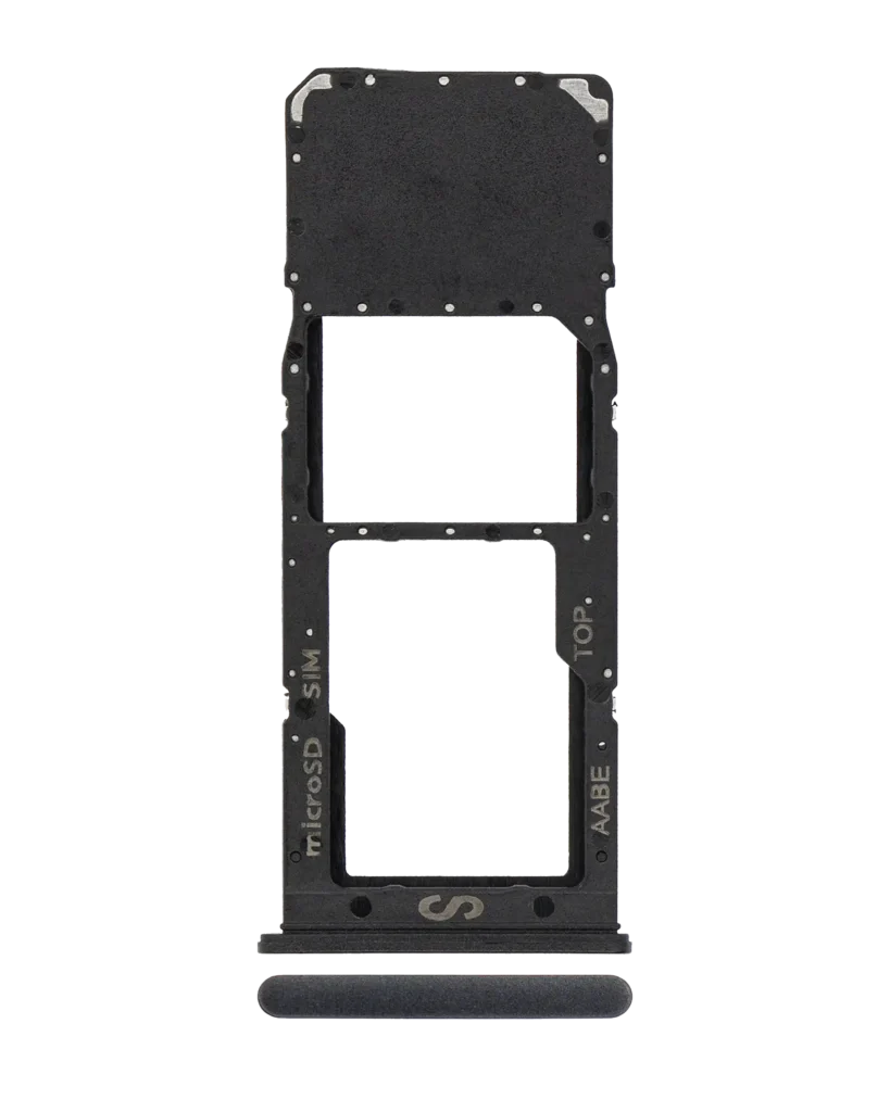 Single Sim Card Tray For Samsung Galaxy A12 (A125 / 2020) (Black)