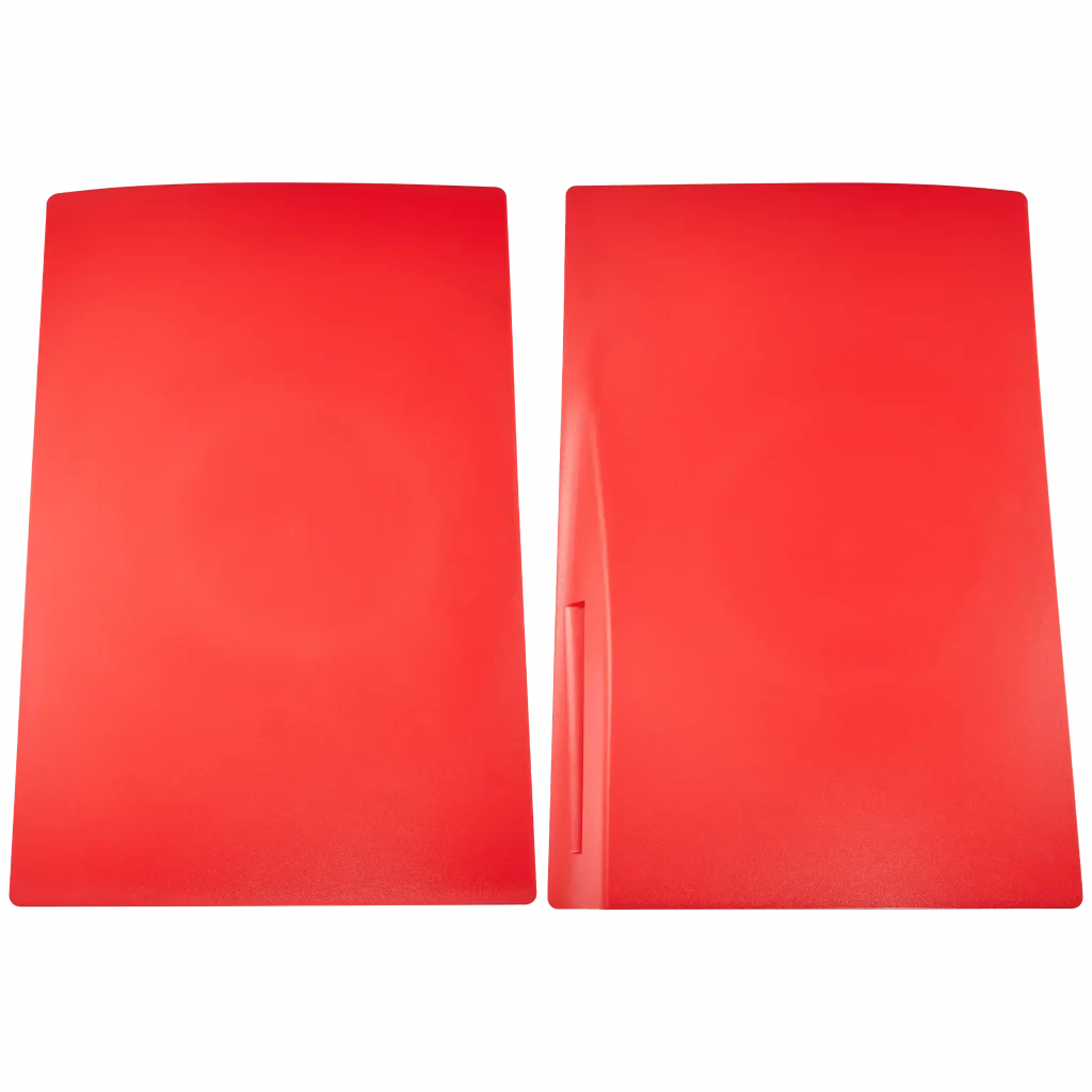 Faceplate Cover (Top & Bottom) For PlayStation 5 (1000 / 1100 / 1200) (Red)