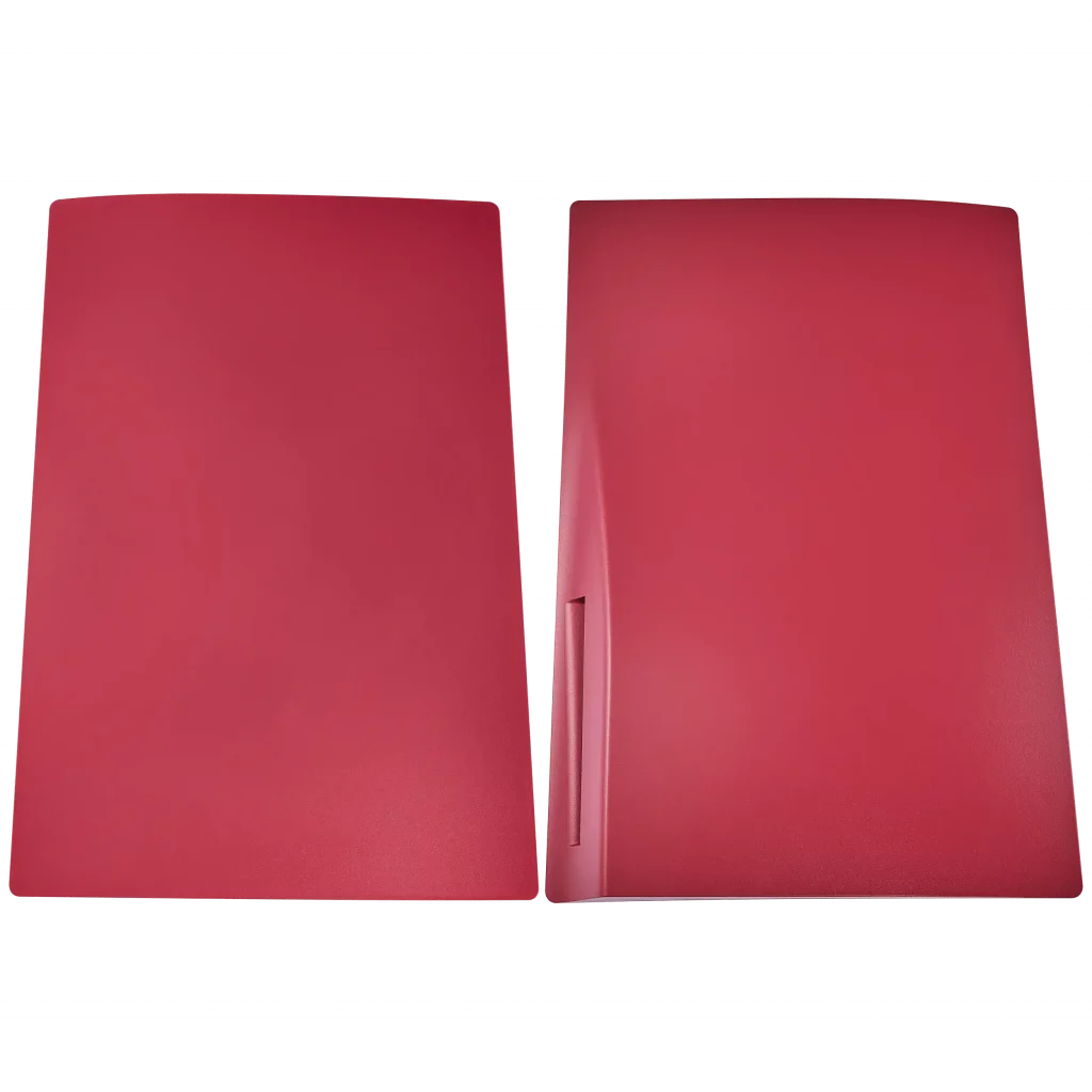Faceplate Cover (Top & Bottom) For PlayStation 5 (1000 / 1100 / 1200) (Rose Red)
