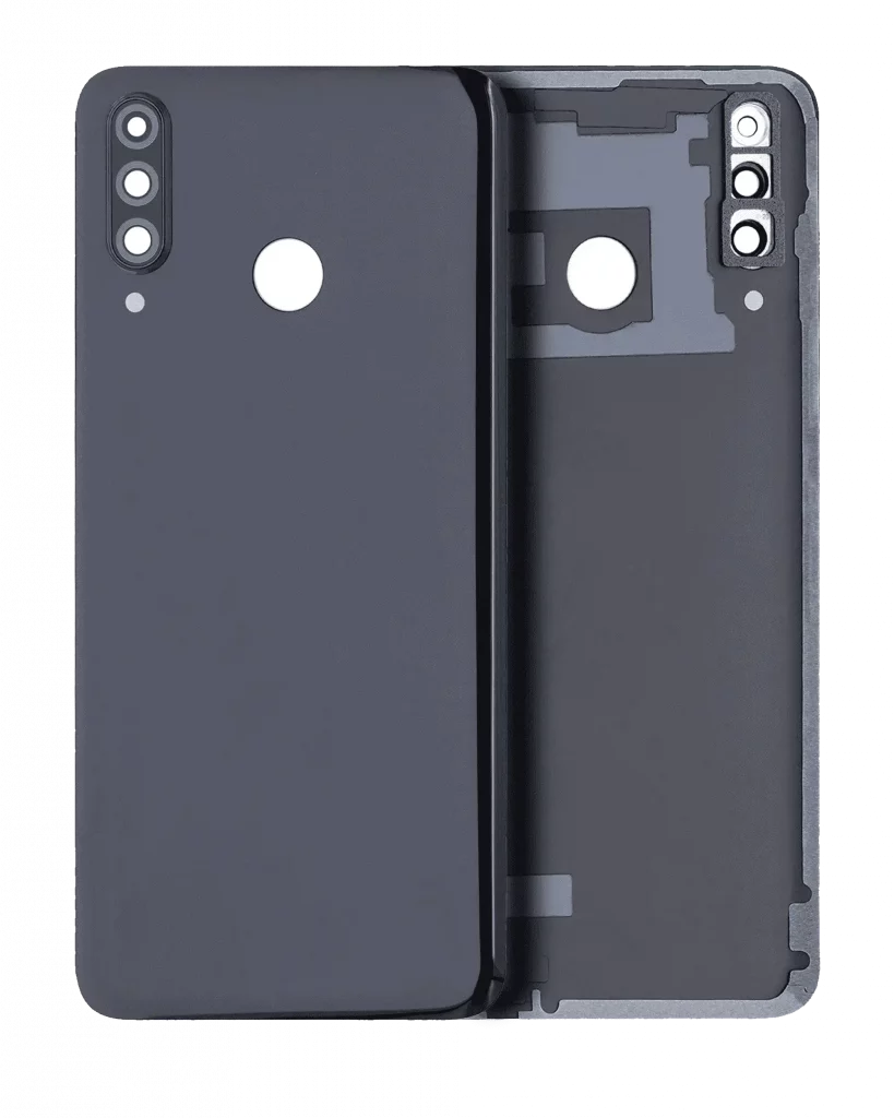 Back cover Glass With Camera Lens For Huawei P30 Lite / Nova 4E (4GB RAM / Without Logo) (Midnight Black)