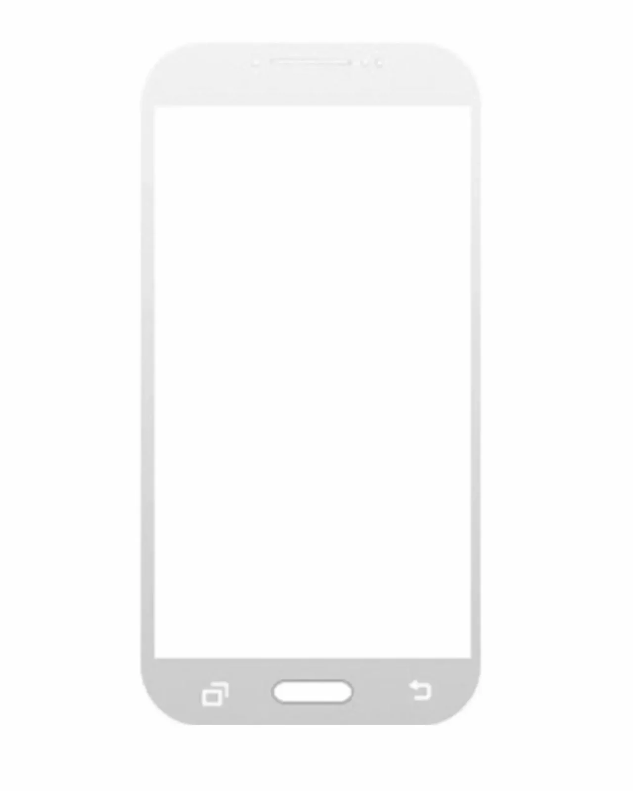 Front Glass For Samsung Galaxy S4 (White)