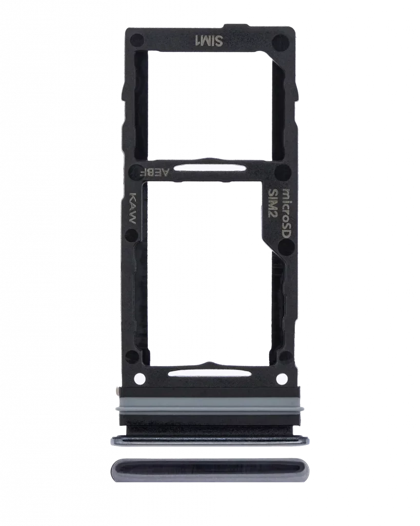 Dual Sim Card Tray For Samsung Galaxy A72 (A725 / 2021) (Awesome Black)