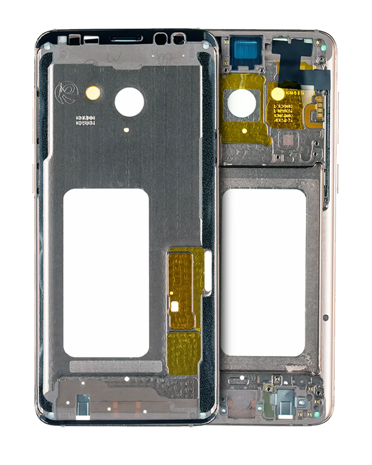 Mid-Frame Housing For Samsung Galaxy S9 Plus (With Small Parts) (Sunrise Gold Frame)