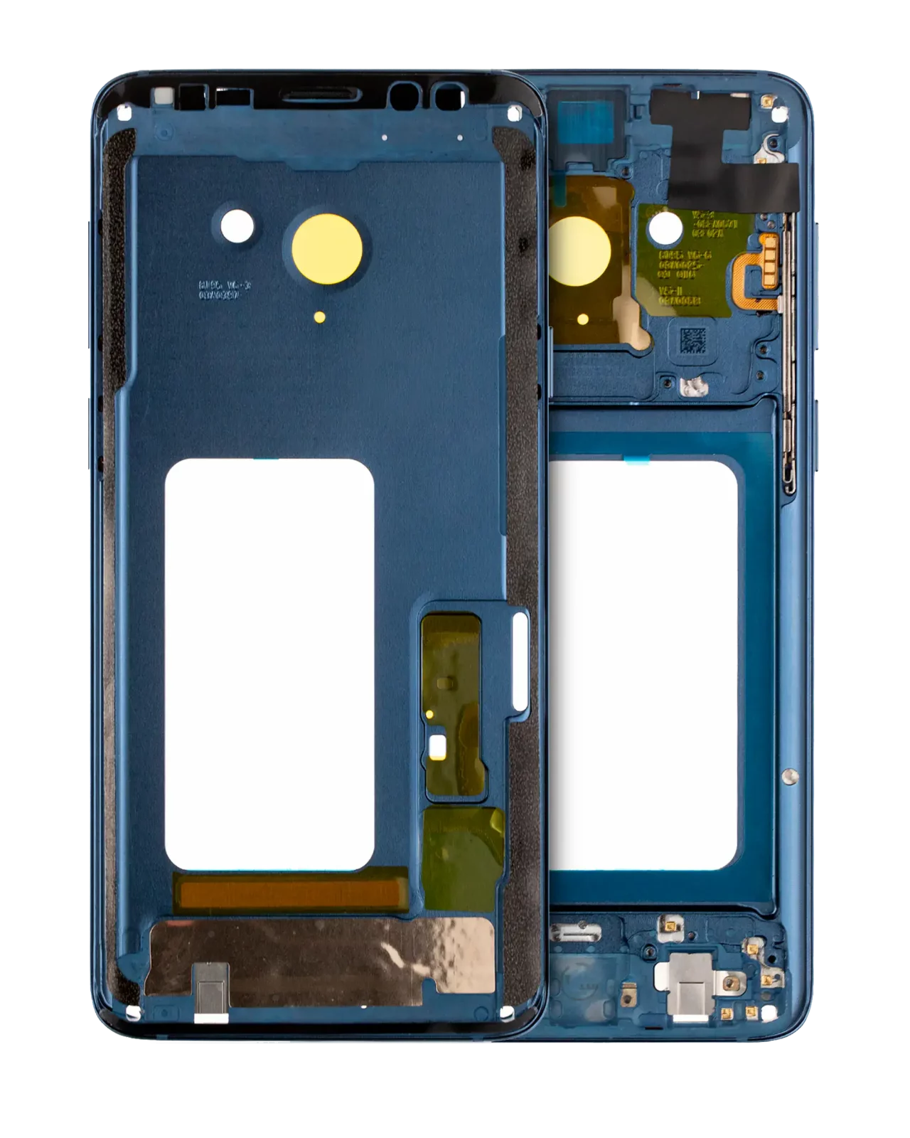 Mid-Frame Housing For Samsung Galaxy S9 Plus (With SmallParts) (Coral Blue Frame)