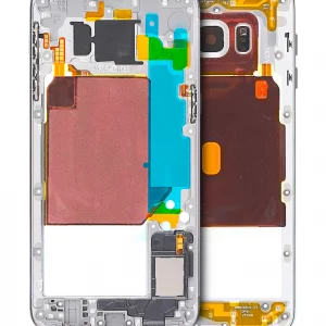 Mid-Frame Housing For Samsung Galaxy S6 Edge Plus (With Small Parts) (White Pearl)