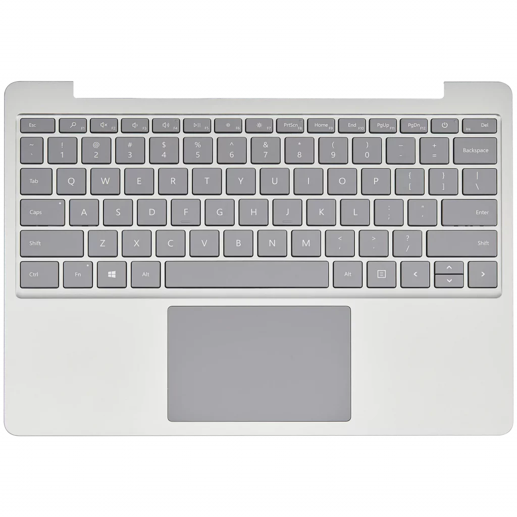 Top Case with Keyboard (ANSI US) and Trackpad For Microsoft Surface Laptop Go (1943) (Silver)
