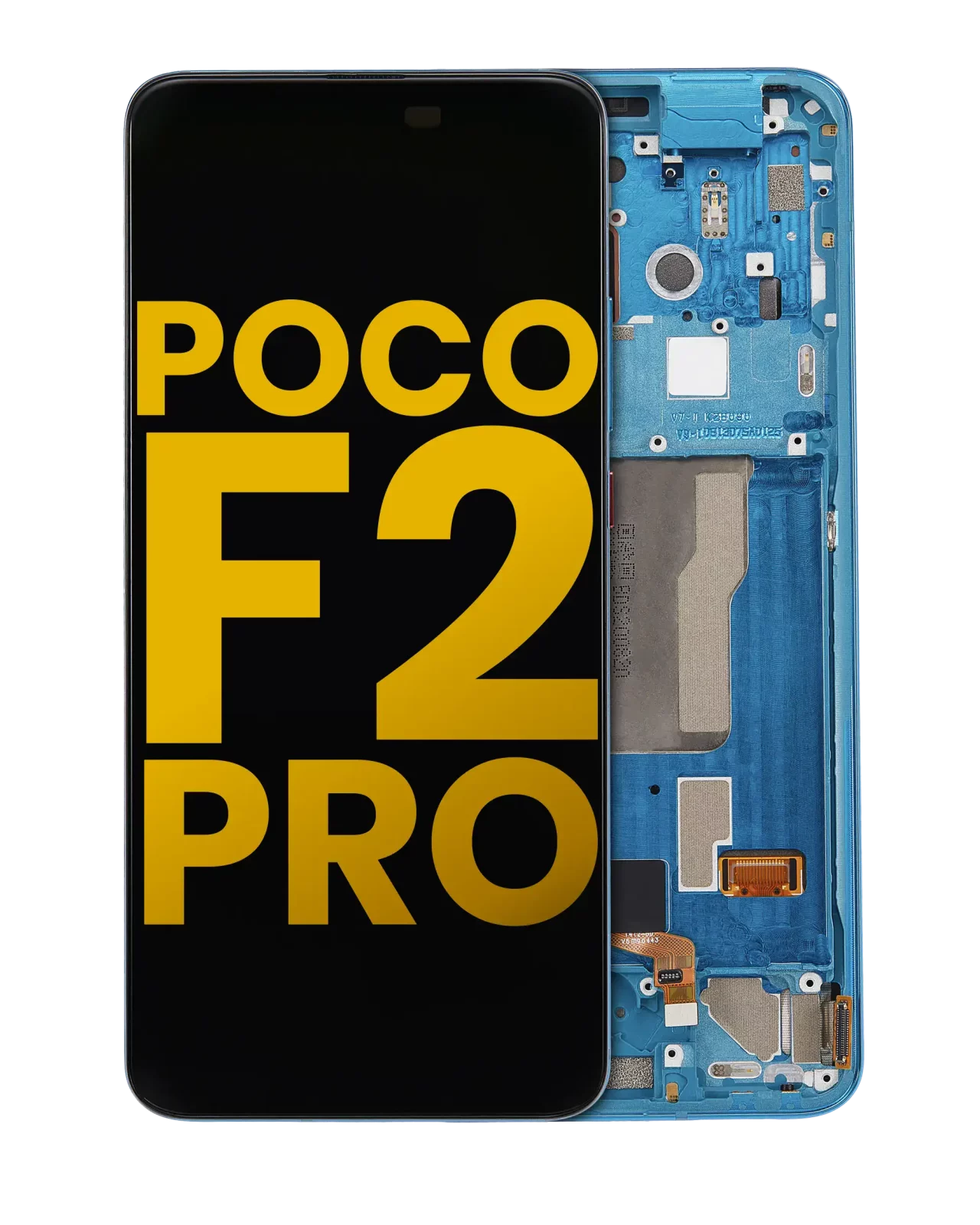 OLED Assembly With Frame For Xiaomi Poco F2 Pro / Redmi K30 Pro (Refurbished) (Neon Blue)
