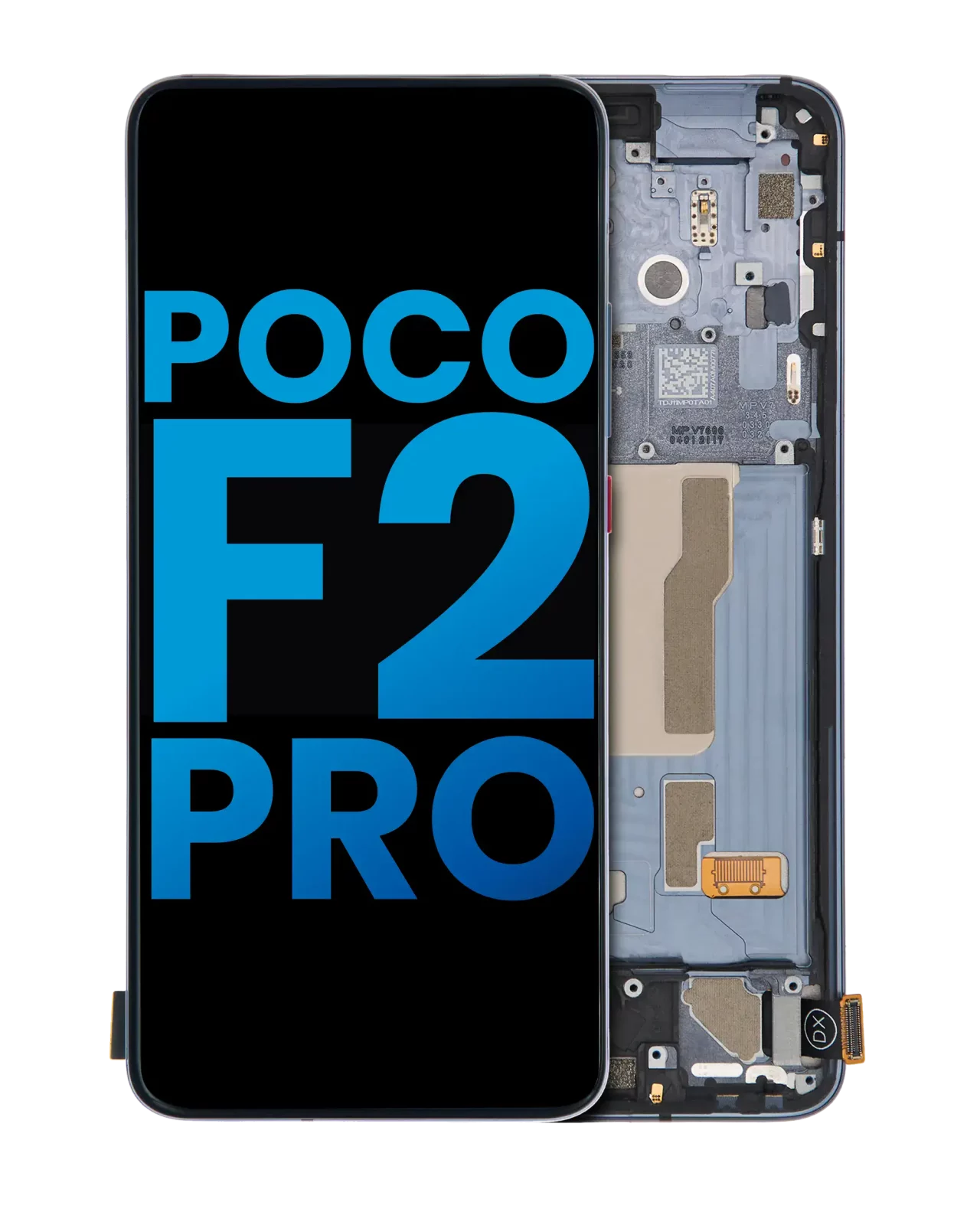 LCD Assembly With Frame For Xiaomi Poco F2 Pro / Redmi K30 Pro (Aftermarket: Incell) (Cyber Gray)