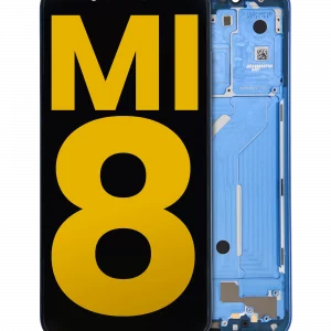 OLED Assembly With Frame For Xiaomi Mi 8 (Refurbished) (Blue)