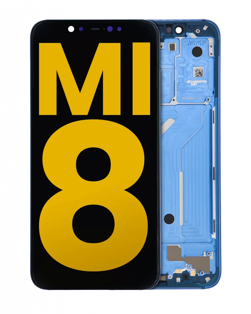 OLED Assembly With Frame For Xiaomi Mi 8 (Refurbished) (Blue)