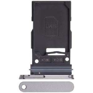 Single Sim Card Tray For Samsung Galaxy S25 / S25 Plus (Premium) (Silver Shadow)