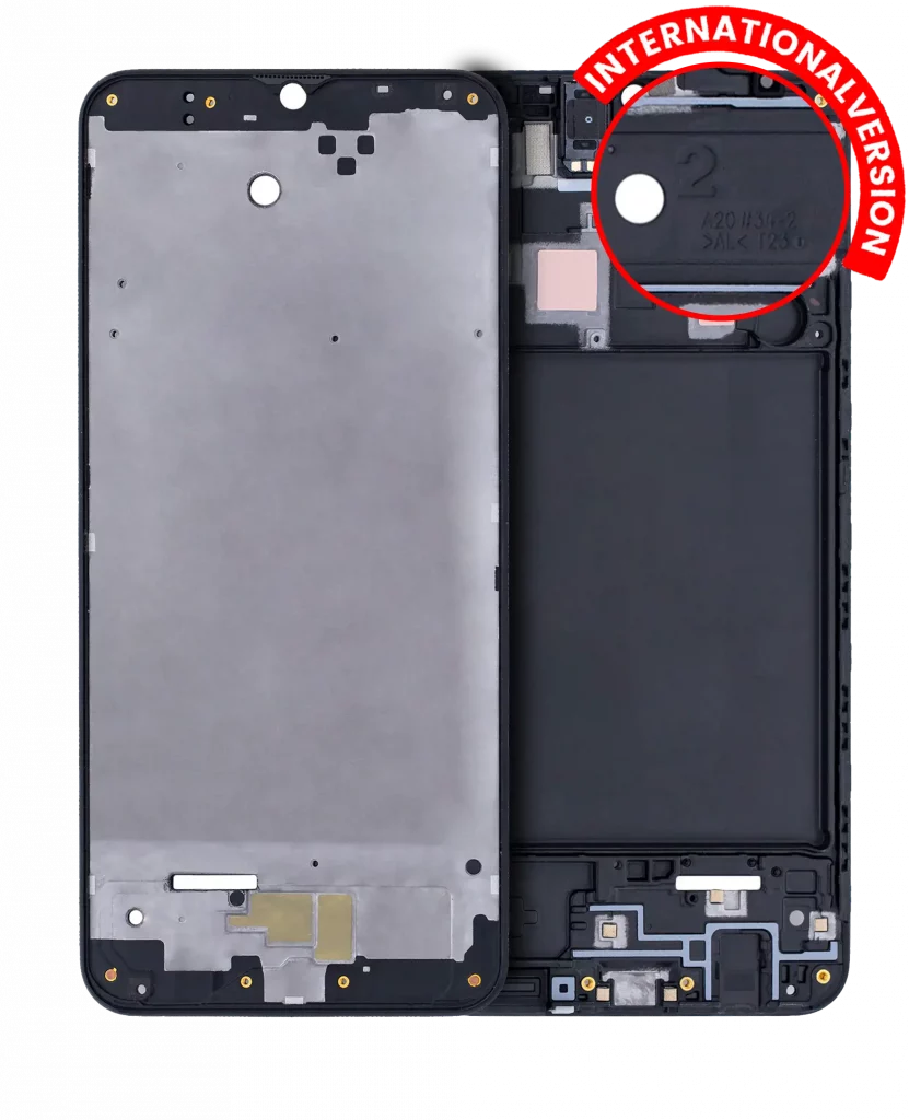 LCD-Frame For Samsung Galaxy A20 (A205 / 2019) (International Version)