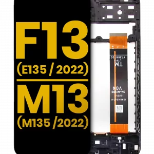 LCD Assembly With Frame For Samsung Galaxy F13 (E135 / 2022) / M13 (M135 / 2022) (Refurbished) (All Colors)