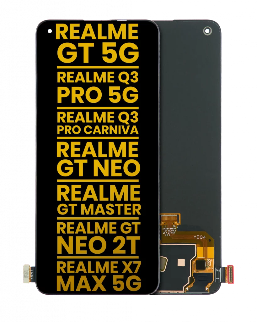OLED Assembly Without Frame For Realme GT 5G / Realme Q3 Pro 5G / Realme Q3 Pro Carniva / Realme GT Neo / Realme GT Master / Realme GT Neo 2T / Realme X7 Max 5G (Refurbished) (All Colors)