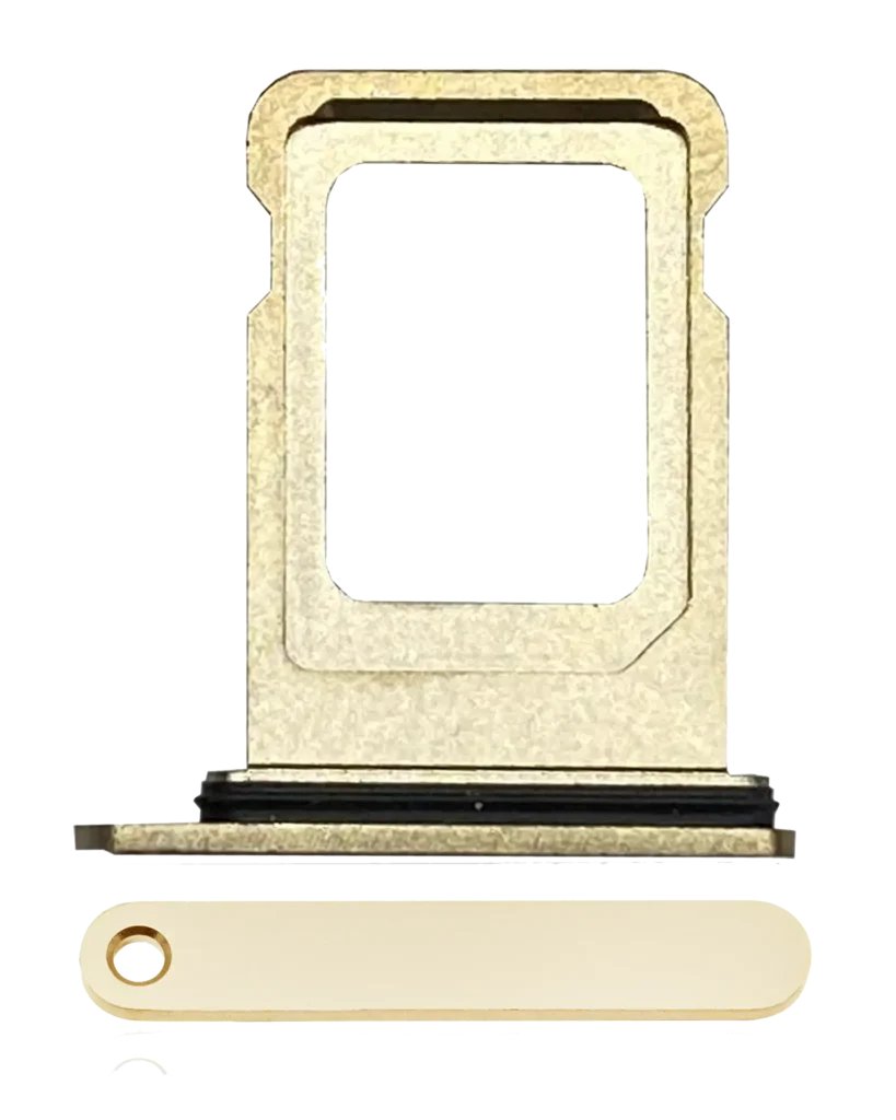 Single Sim Card Tray For iPhone 12 Pro / 12 Pro Max / 13 Pro / 13 Pro Max (Gold)
