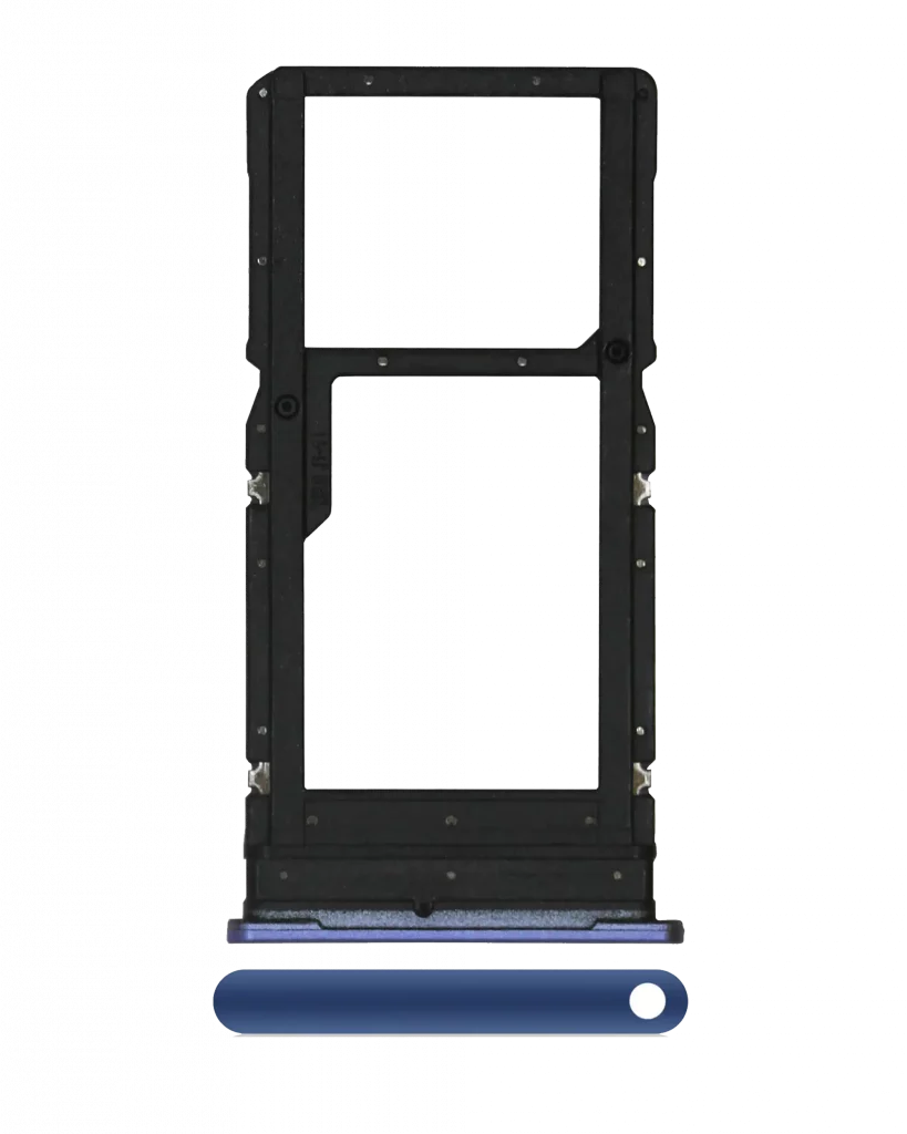 Sim Card Tray For Motorola One 5G (XT2075-1 / XT2075-2 / 2020) (Genuine OEM) (Prussian Blue)