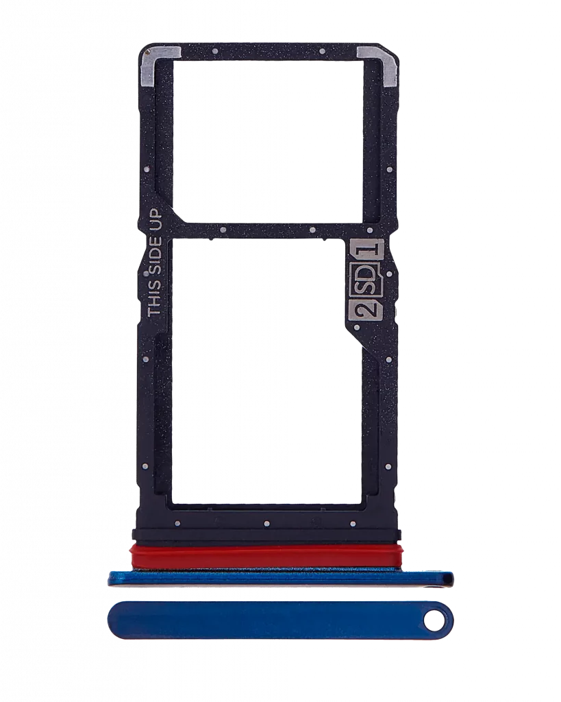 Sim Card Tray (Dual Sim) For Motorola One Fusion Plus (XT2067-2 / 2020) (Genuine OEM) (Twilight Blue)