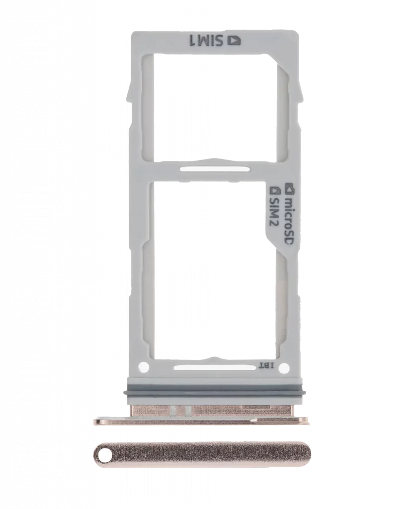 Dual Sim Card Tray For Samsung Galaxy S10 / S10 Plus / S10E (Prism White)