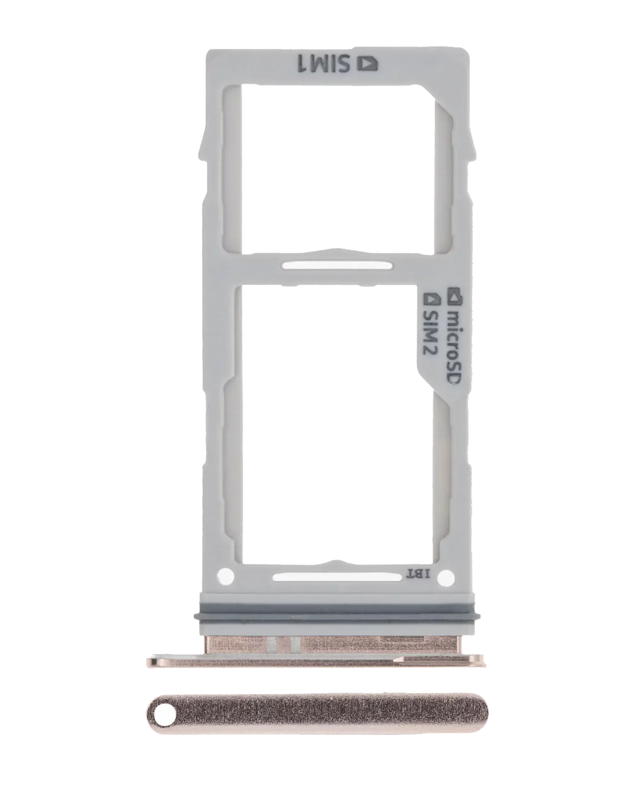 Dual Sim Card Tray For Samsung Galaxy S10 / S10 Plus / S10E (Prism White)
