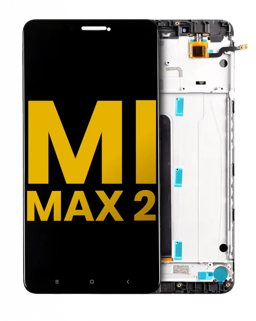 LCD Assembly With Frame For Xiaomi Mi Max 2 (Refurbished) (Matte Black)