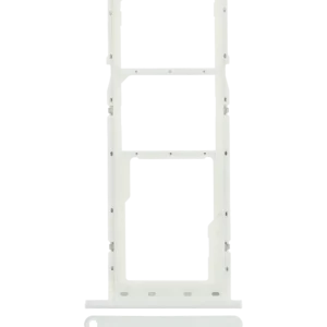 Dual Sim Card Tray For Samsung Galaxy A03S (A037F / 2021) (White)
